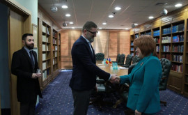 De ce sa întîlnit ambasadorul României cu președintele CC al Moldovei
