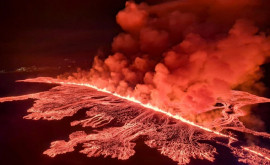 Новое извержение вулкана в Исландии Апокалиптические кадры 