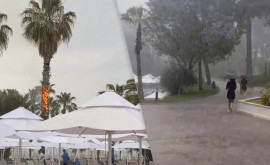 На популярном курорте молния ударила по территории отеля