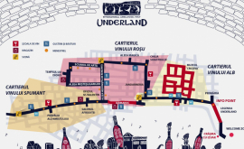 Была обнародована карта подземного города UNDERLAND Посмотри что скрывается на его улицах и аллеях