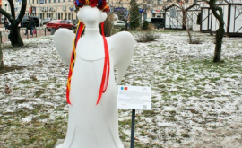 O sculptură instalată de Moldova în Ucraina a dispărut