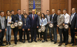 Sportivii moldoveni sau întîlnit cu președintele țării FOTO