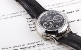 Un ceas a lui Putin va fi vîndut la licitație cu un mln de euro