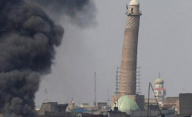 Imagini tulburătoare cu ruinele moscheii din Mosul aruncate în aer de ISIS