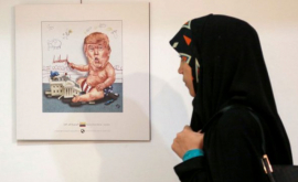 În Iran a fost inaugurată o expoziție de caricaturi ale lui Trump FOTO