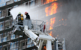 Пожар в кишиневской квартире ВИДЕО