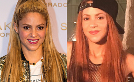 Shakira a renunțat la buclele blonde pentru un păr roșcat FOTO