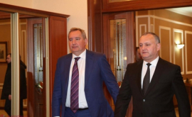  Igor Dodon a avut o întrevedere cu Dmitri Rogozin 