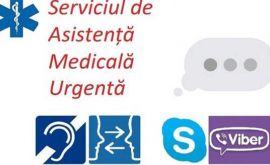 Persoanele cu dizabilități pot solicita urgența prin Viber și Skype