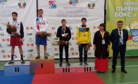 Boxerul Vasile Cebotari a devenit vicecampion european printre juniori