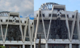 Таинственное исчезновение элемента фасада Кишиневского цирка ФОТО