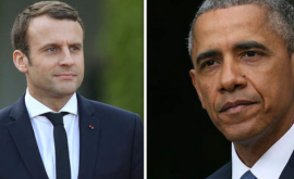 Macron se întîlnește cu Obama