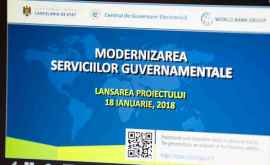 A fost lansat proiectul Modernizarea serviciilor publice