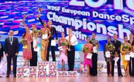 Dansatorii din Moldova vedete ale Campionatului European de Dans Sportiv