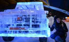 Mașina din gheață perfect funcțională realizată de un rus VIDEO