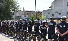 Polițiștii se gîndesc săşi scoată deja bicicletele pentru a patrula Chişinăul 