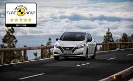Новый Nissan Leaf получил 5 звезд рейтинга безопасности Euro NCAP
