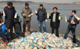 Послание в бутылках отправленных по морю в Северную Корею
