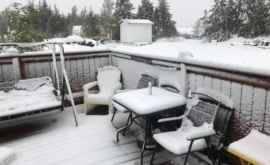 Canada acoperită pe neașteptate cu zăpadă FOTO
