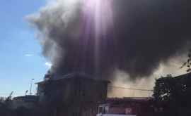 UPDATE Крупный пожар в Комрате ВИДЕО