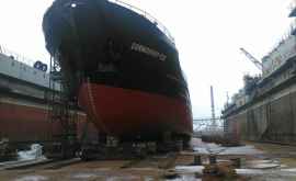 În portul Azov sa împotmolit o navă aflată sub pavilionul Moldovei 