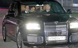 Putin la plimbat personal cu limuzina pe președintele Egiptului FOTOVIDEO