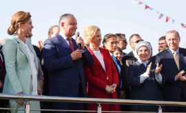 Президенты Игорь Додон и Реджеп Тайип Эрдоган посетили Комрат