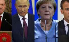 Putin Merkel Erdogan și Macron vor discuta situația din Siria în cadrul unui summit 