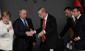 Putin Erdogan Macron şi Merkel cer menţinerea armistiţiului în Siria