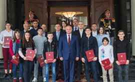 Dodon a acordat mai multor sportivi Diplome de Onoare