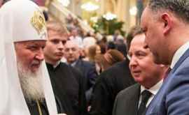 Dodon a spus cînd va veni Patriarhului Kirill în Moldova