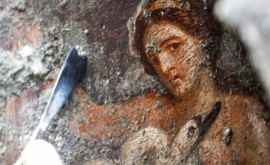 O pictură uimitoare cu o regină a fost găsită în Pompeii