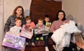 Galina Dodon a adus bucuria în casa familie Bivol FOTO