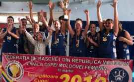 Speranța a cîștigat Cupa Moldovei la baschet feminin