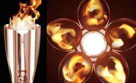 Torța care va purta Flacăra Jocurilor Olimpice inspirată de floarea de cireş