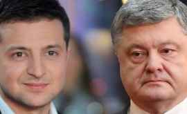 Poroşenko şi Zelenski faţăn faţă la prima şi ultima dezbatere electorală