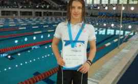 Înotătoarea din Moldova care a cîștigat 3 medalii la Balcaniada din Grecia