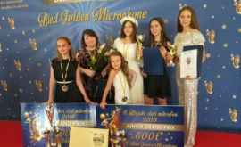 O fetiță de șapte ani din Moldova a obținut premiul mare la un concurs din Slovenia
