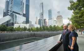 Igor Dodon și Prima Doamnă au vizitat Memorialul Ground Zero FOTO