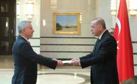Посол Дмитрий Кроитор вручил верительные грамоты президенту Турции