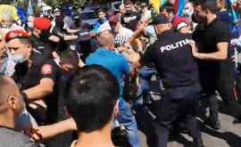 La Chișinău au avut loc ciocniri între azeri și armeni VIDEO