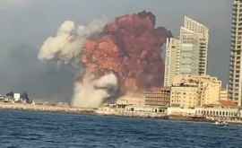 Explozie puternica in zona portuara a capitalei Libanului VIDEO