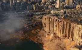 Масштаб разрушений в Бейруте показали на видео снятом с высоты