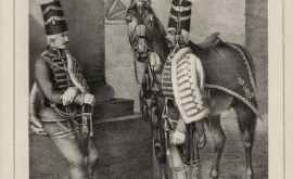 Офицер и солдат Молдавского гусарского корпуса 17631776 
