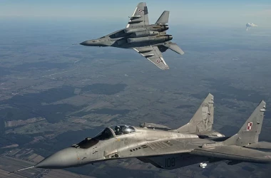 Polonia și-a ridicat avioanele de luptă în aer din cauza atacului asupra Ucrainei