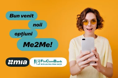 FinComBank: Bun venit noii opțiuni Me2Me în cadrul serviciului MIA!