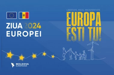 Programul Zilei Europei în Orășelul European din Piața Marii Adunări Naționale