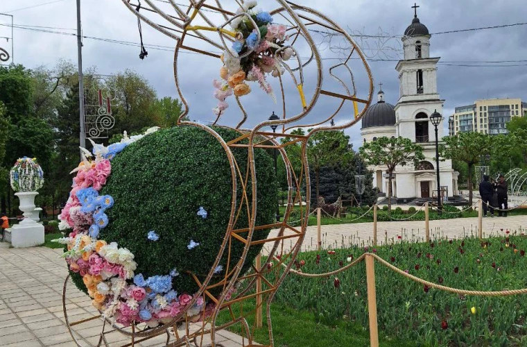 Chișinăul pregătit să întîmpine sărbătorile pascale Cum este decorat orașul