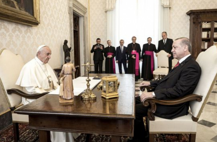 Prima vizită a unui preşedinte turc la Vatican, în ultimii 59 de ani