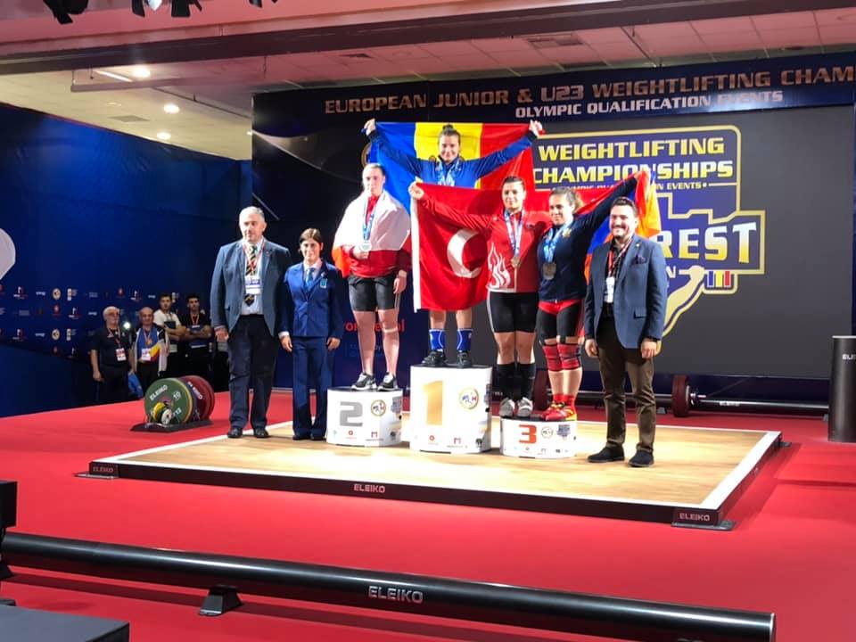 Золото для Молдовы Елена Кылчик стала чемпионкой Европы среди молодежи
